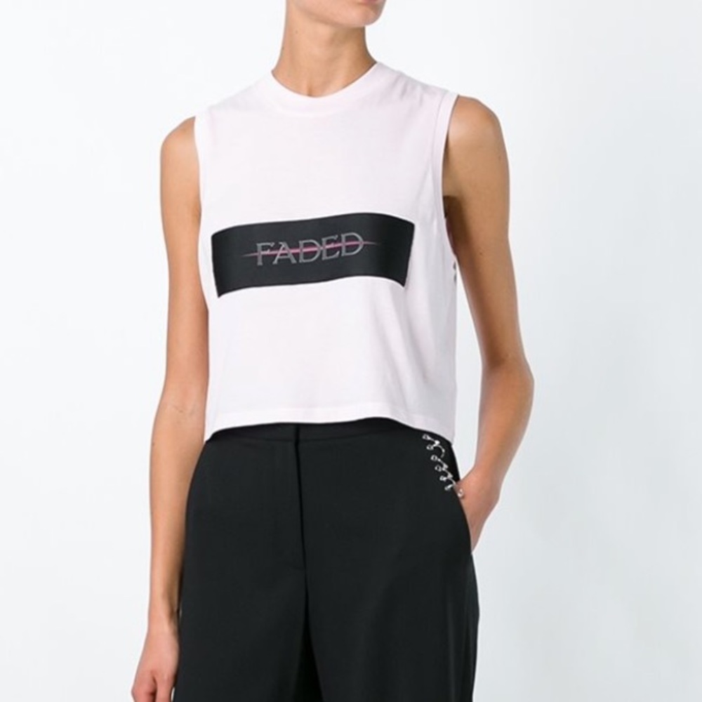 Alexander Wang “FADED” crop top - rare size M